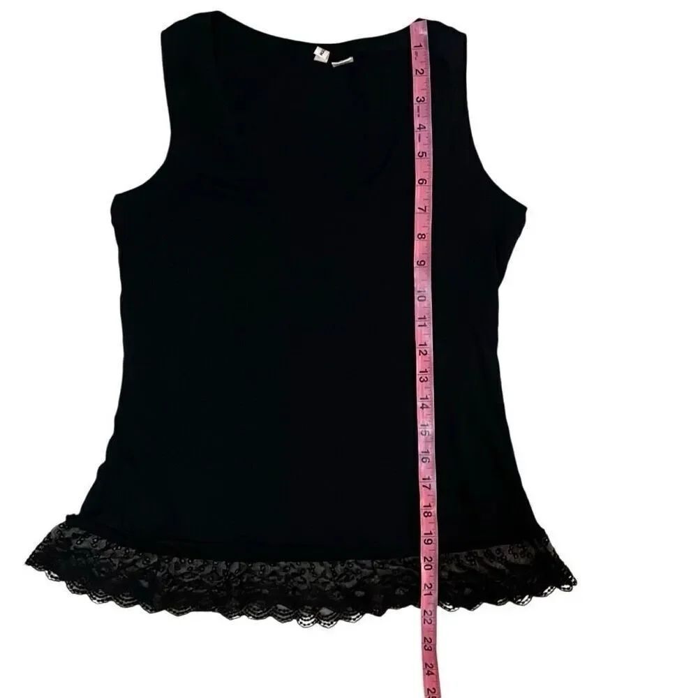 Moth Lace Trim Tank Top - Picture 5 of 6